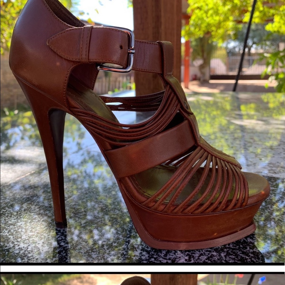 Yve Saint Laurent platform shoes